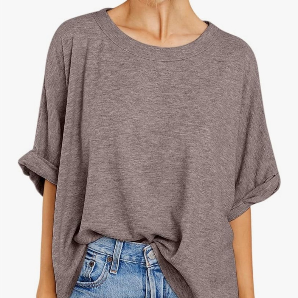 🧡HOST PICK🧡 Women Oversized T-Shirt Summer Casual Short Sleeve Loose Tee Tops